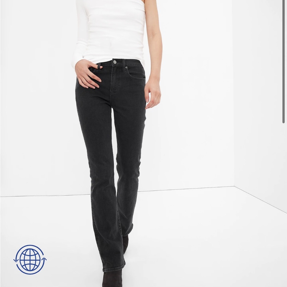 GAP Baby Boot Mid Rise Jeans Black